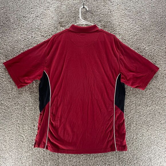 Vintage Alabama Crimson Tide Polo Shirt Mens Extra Large Red NCAA Football Y2K - Picture 9 of 12
